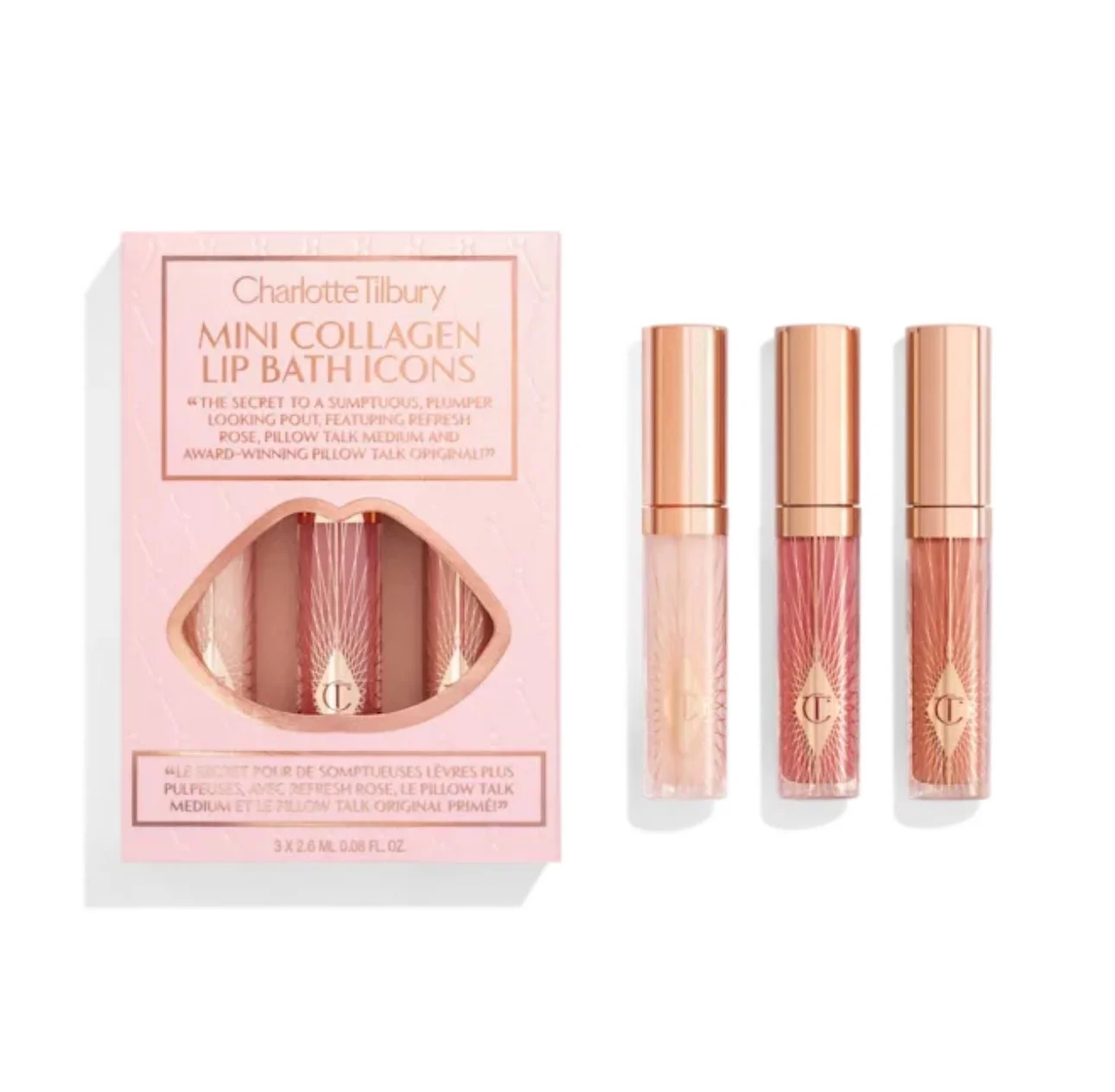 Charlotte Tilbury - MINI COLLAGEN LIP BATH ICONS LIMITED EDITION LIP KIT Charlotte Tilbury - MINI COLLAGEN LIP BATH ICONS LIMITED EDITION LIP KIT