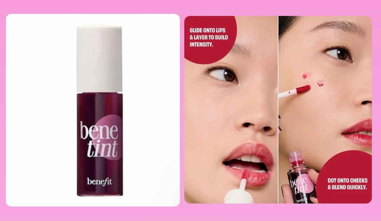 BENEFIT COSMETICS Benetint Rose Lip Blush & Cheek Tint (full size 6 ml - with box) BENEFIT COSMETICS Benetint Rose Lip Blush & Cheek Tint (full size 6 ml - with box)