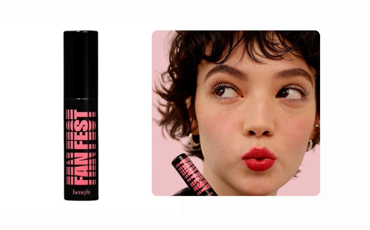 BENEFIT COSMETICS Fan Fest Fanning & Volumizing Mascara ( travel size 3 g without box)